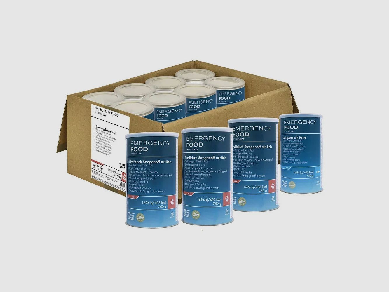 Emergency Food Notfallpaket 1 Person 30 Tage Fleisch