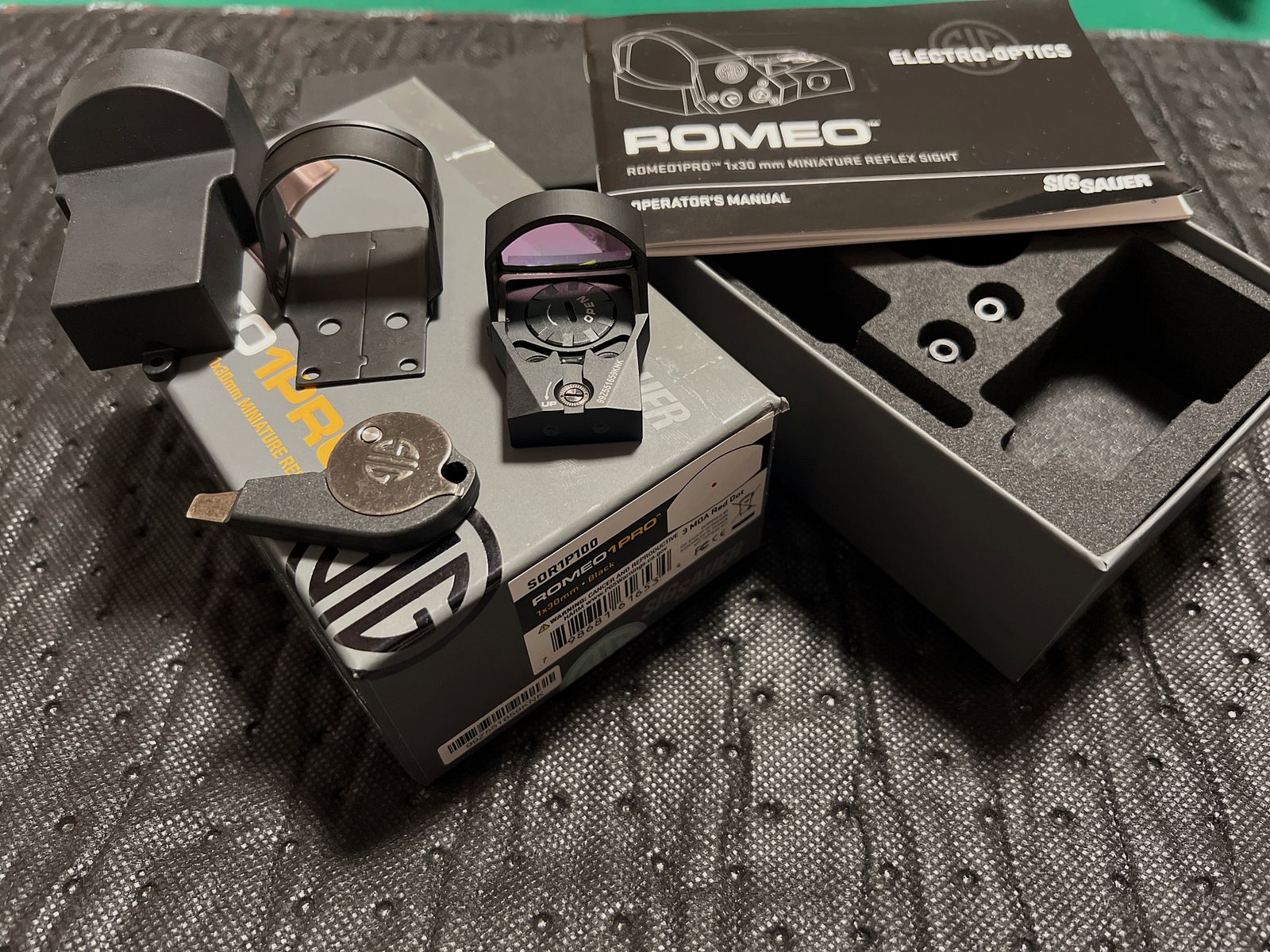 Sig Sauer Romeo1pro 1x30mm Black 3MOA 