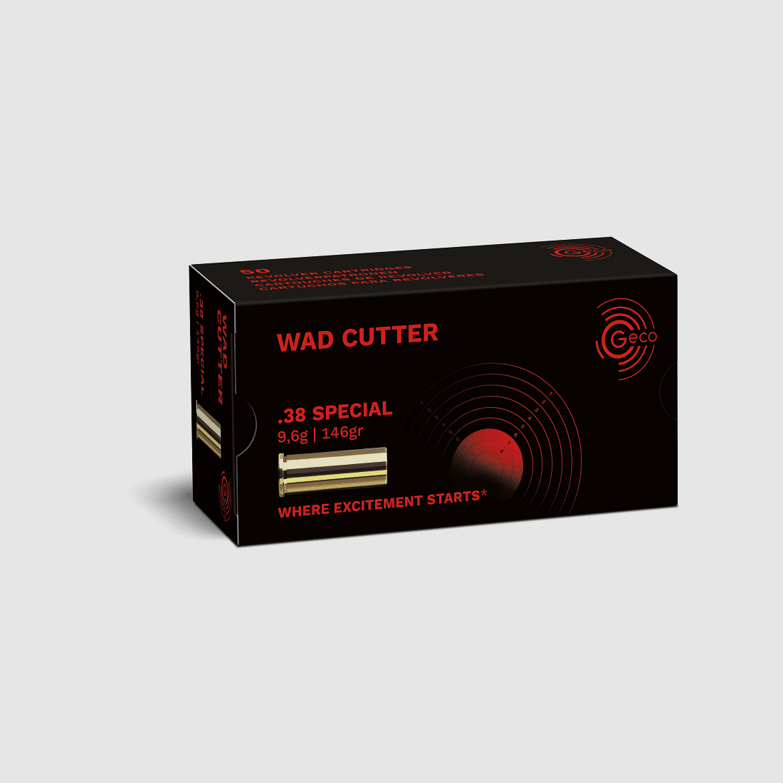 Geco .38 Special WC - 50 Stk.