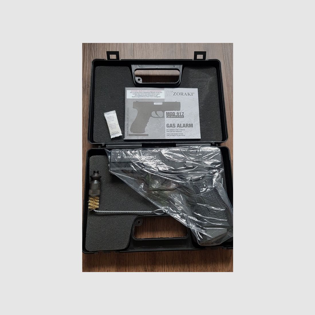 Zoraki 917 seltene Schwarz Chrom Variante PTB 947