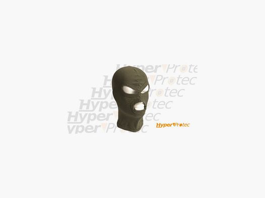 Cagoule Balaclava fine 3 trous Olive