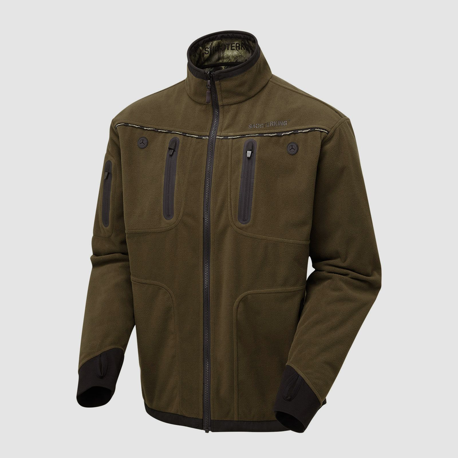 SHOOTERKING Giacca Softshell Woodlands Reversibile D1232