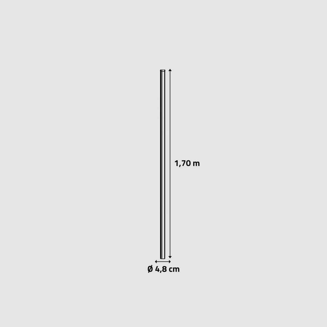Komplettset 60 m aus PVC-geschweißtem Drahtgitter - Maschenweite 100x75mm - Draht 2,1mm - Höhe 1,20 m, Bild 11 von 13