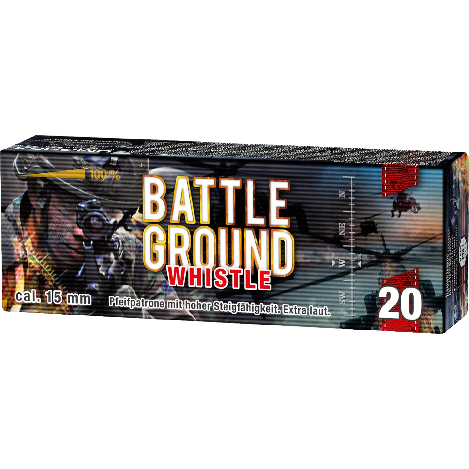 Umarex Battle Ground Whistle Kal. 15mm - 20 Schuss