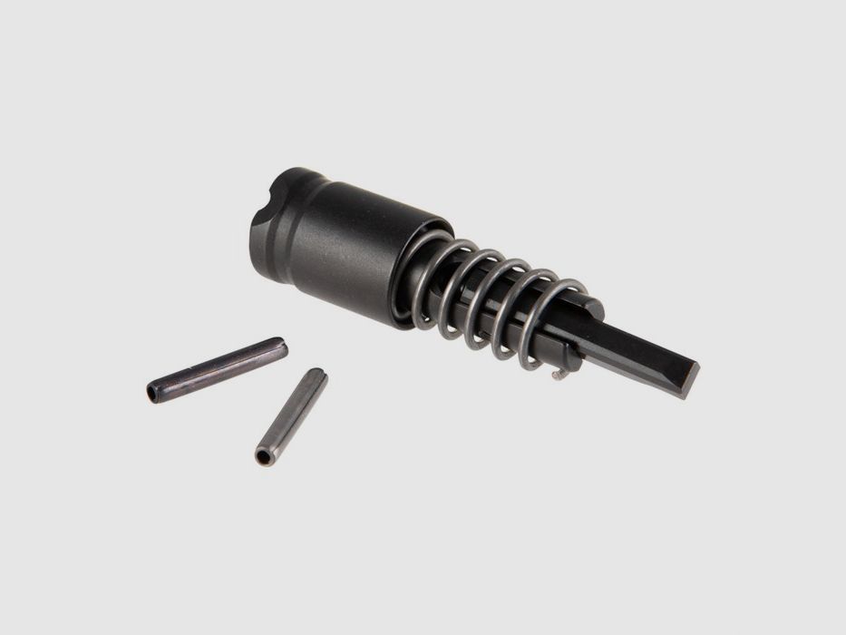FORWARD CONTROLS DESIGN AR-15 LOW DRAG FORWARD ASSIST DIMPLED STEEL NOIR, image 2 sur 3