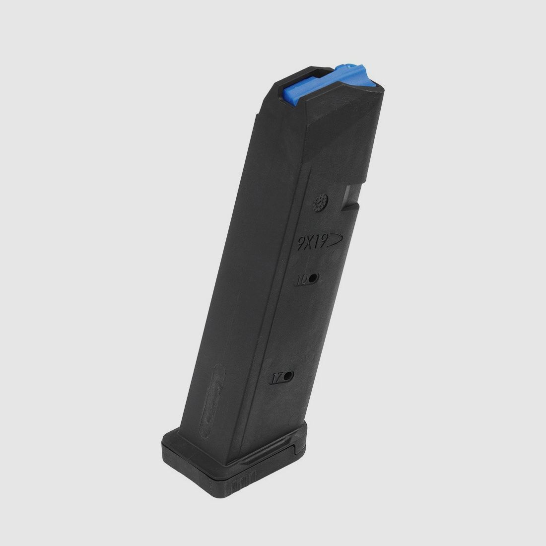 UTG - Polymer Magazin für Glock Pistole - 9x19 mm - 17 Schuss - Polymer - Schwarz Edelstahlfeder