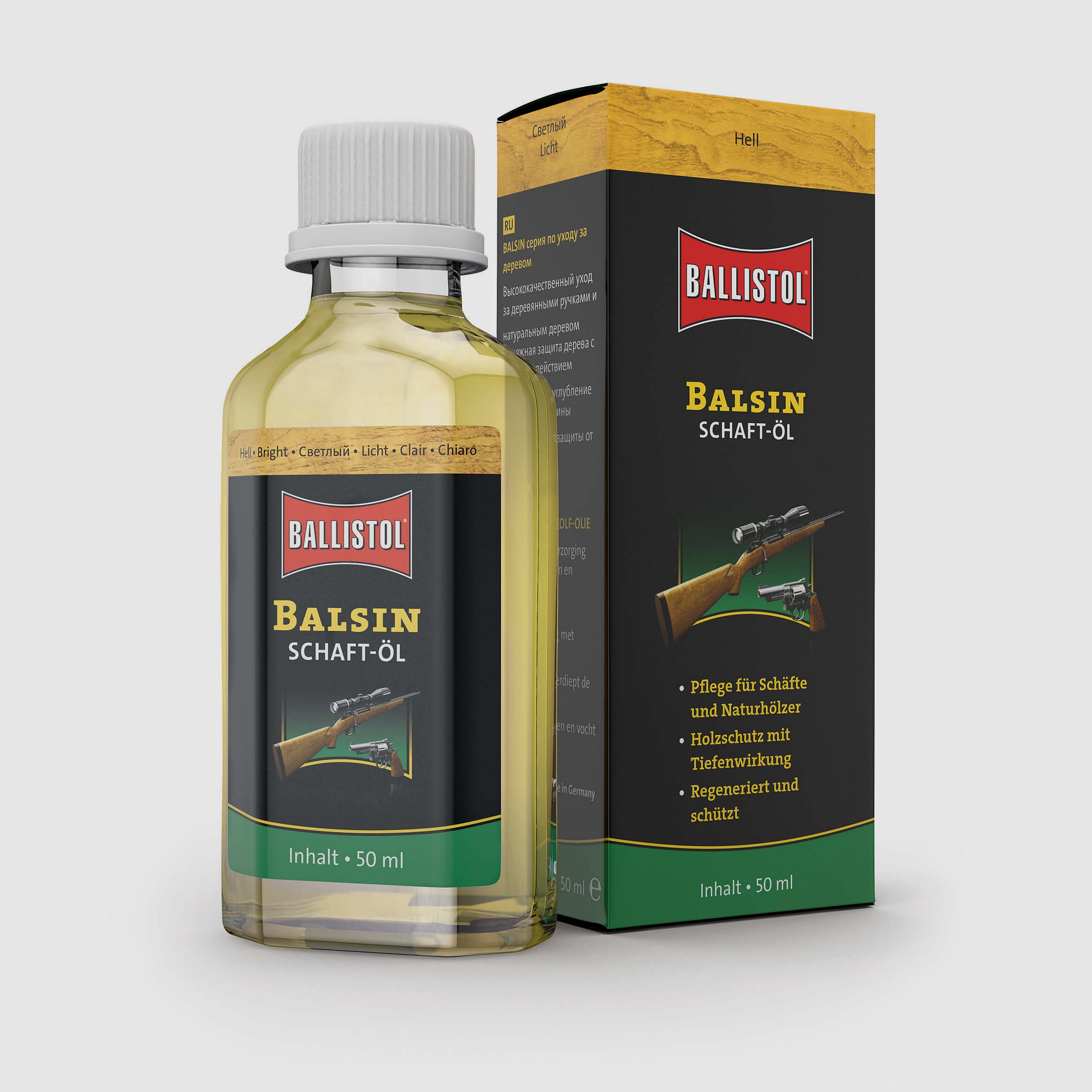 Balsin Schaftöl Hell - 50ml Flasche
