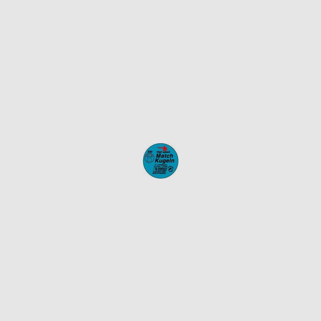 H+N Diabolo Kal. 4,5 mm LP Match blau 500 Stk