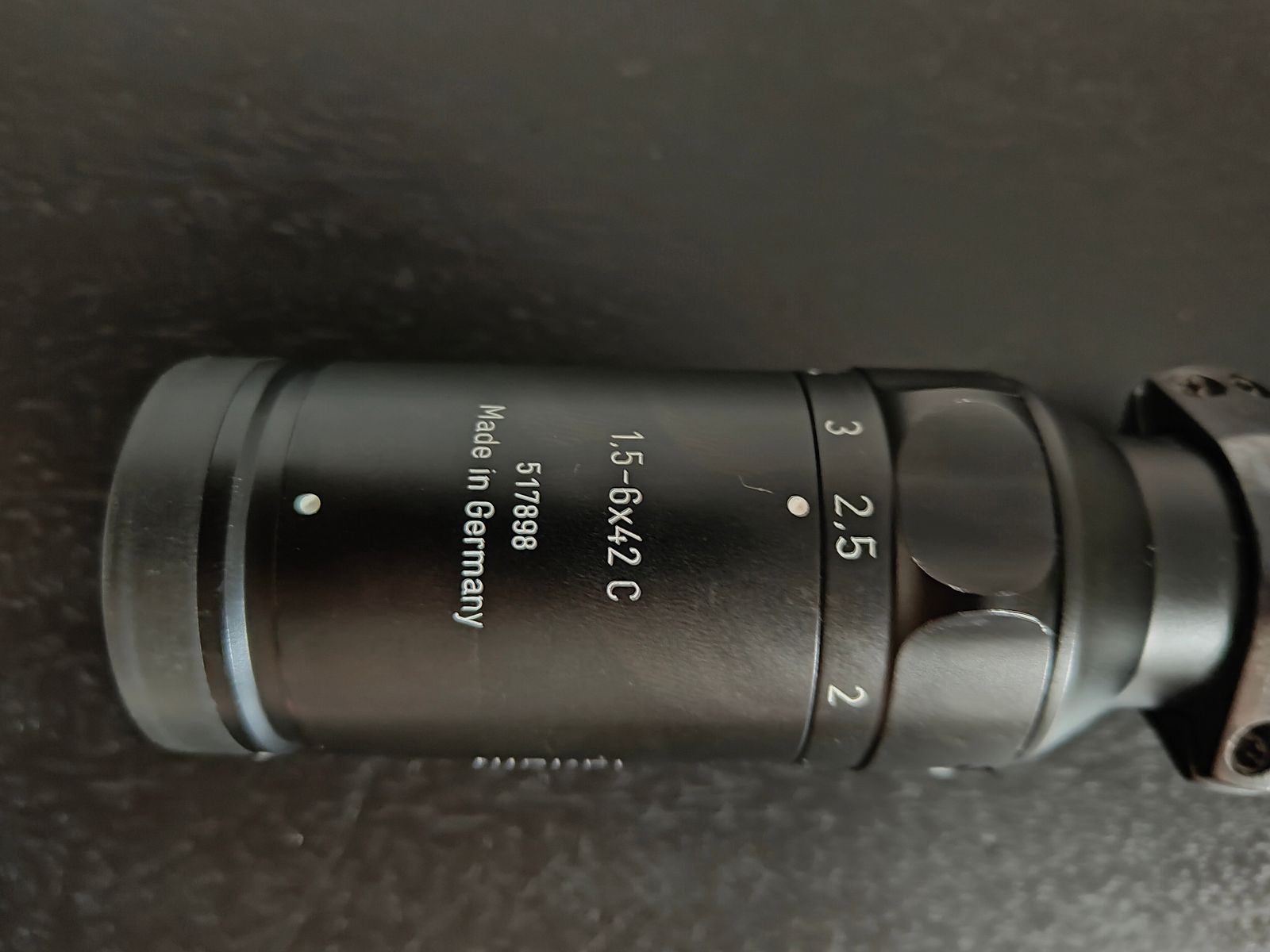 Scope Nickel 1.5-6x42 C illuminated reticle mount Sako Optilock