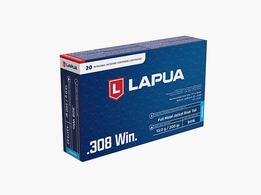 Lapua Subsonic | 308win | 13g/200gr | 20 stk.