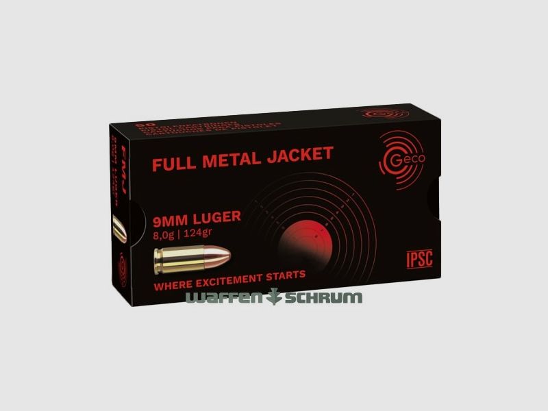 Geco 9mmLuger VMR Special Selection 8,0g - 124gr