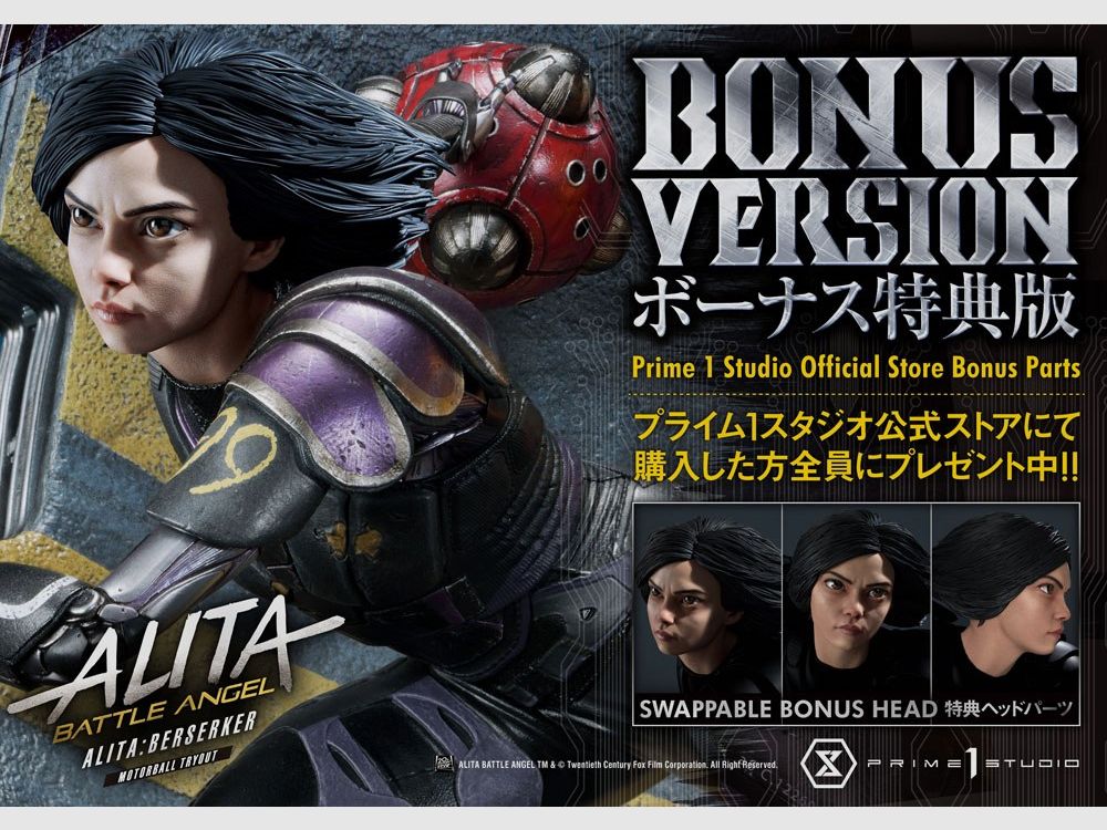 Alita: Battle Angel Statue 1/4 Alita Berserker Motorball Tryout Bonus Version 64 cm | 43075