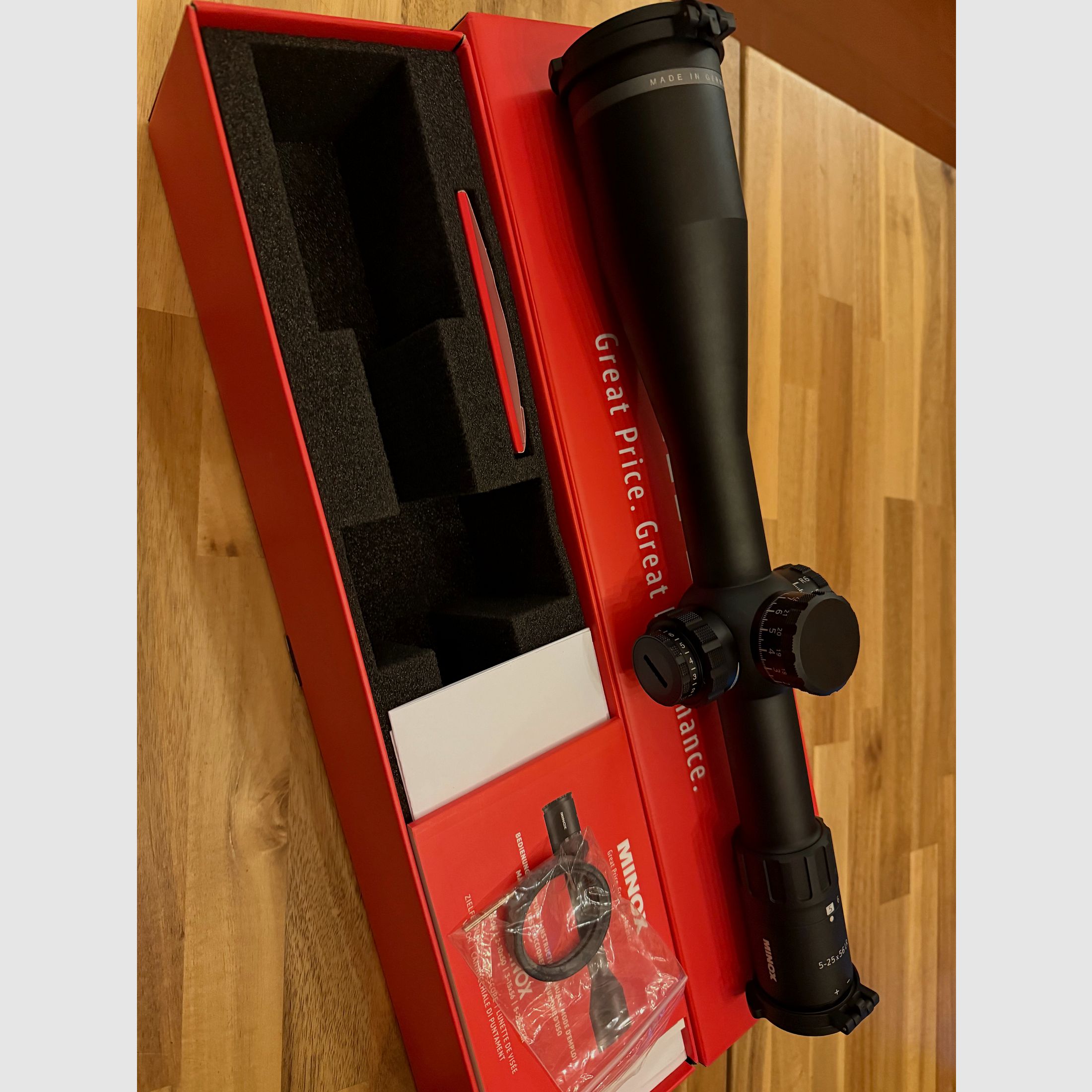 Minox 5-25x56 LR Longue portée