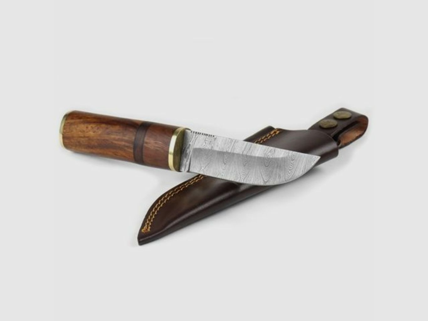 Cuchillo Njord Petri Puukko Damasco, imagen 1 de 2