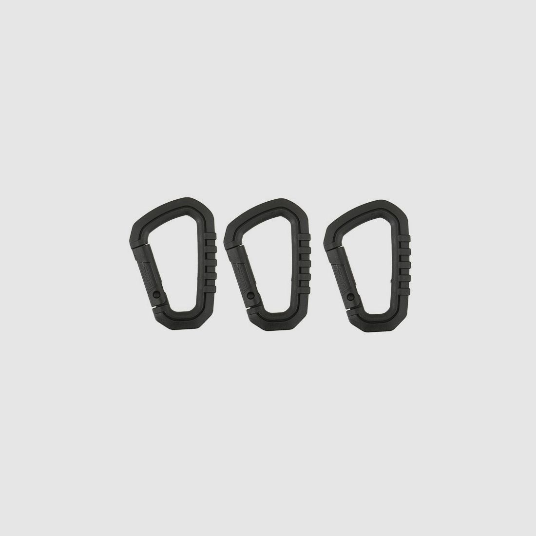 1x Karabiner Nylon (schwarz)
