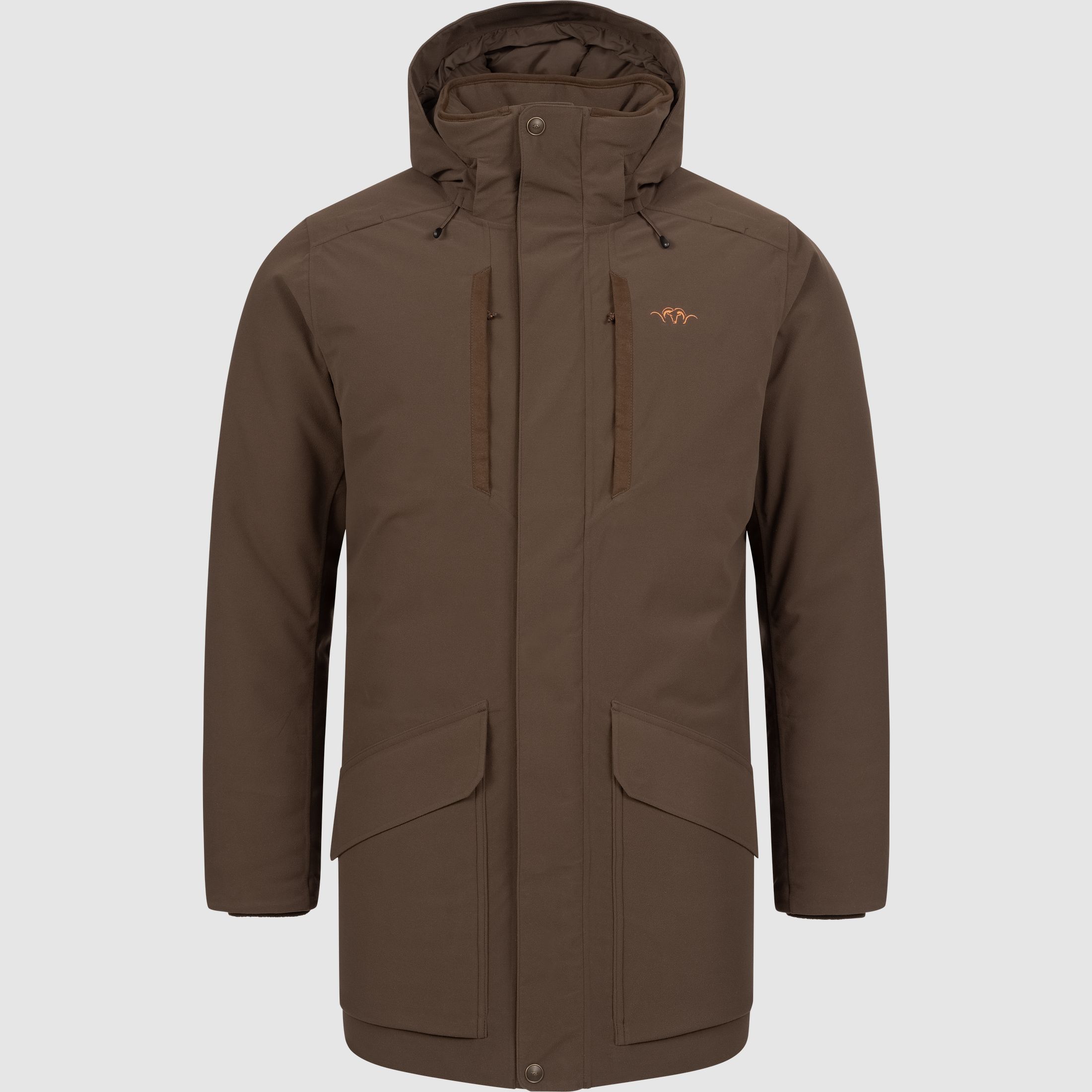 Herren Daunen-WP Jacke Janus Dunkelbraun Dunkelbraun XXL