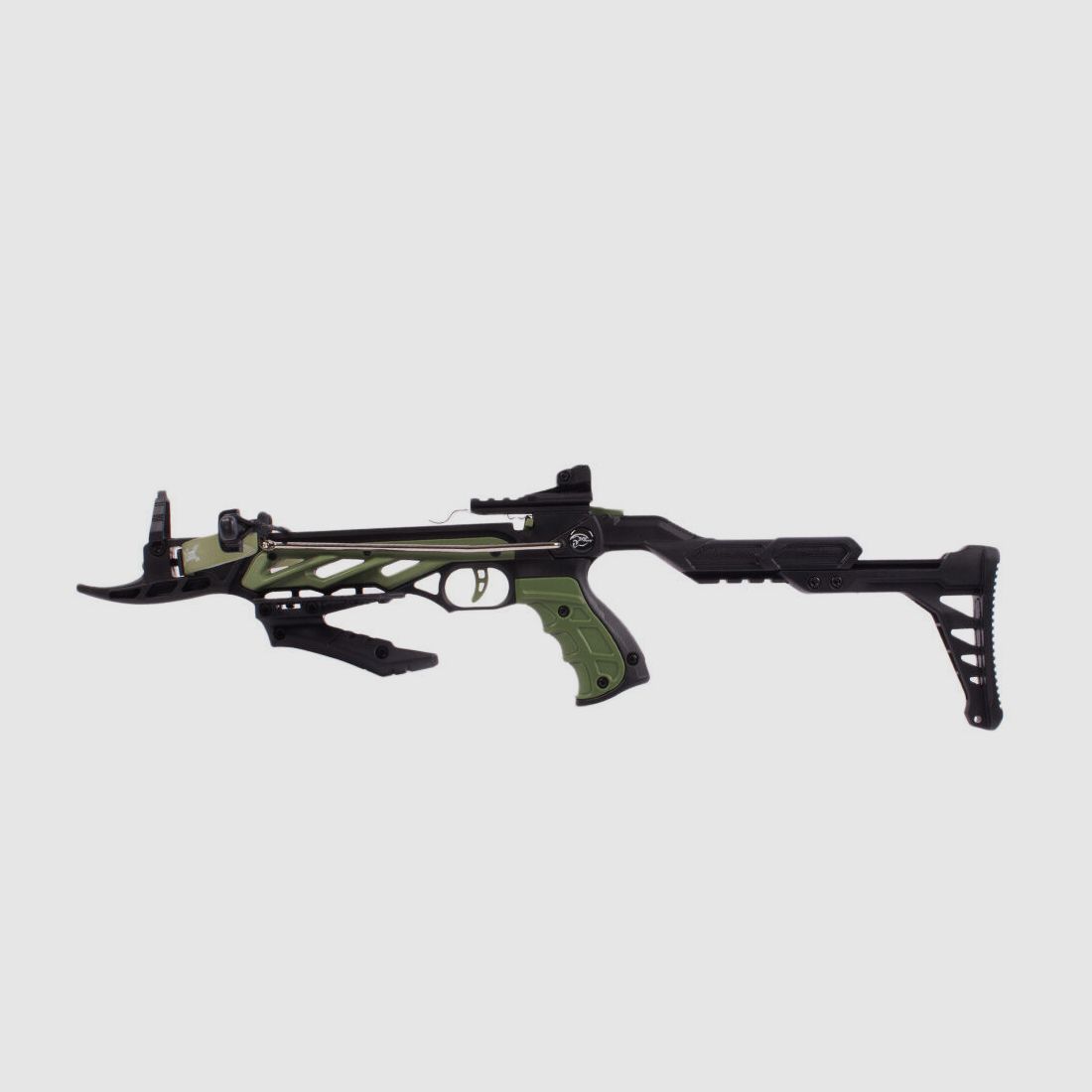 Man Kung Alligator 2 Pistolenarmbrust 80 lbs Dual Tone Oliv