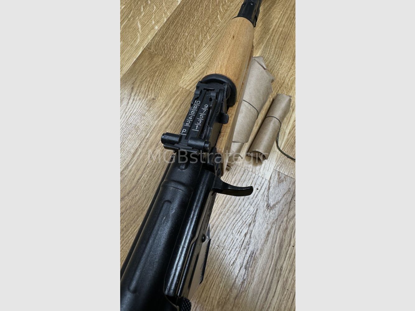 Cugir Modelo 64 - rifle semiautomático 7,62x39 - cañón de 42,5 cm con culata plegable Modelo 64 - cañón cromado duro - versión civil AKMS / sistema AKM / AK47 AK-47, imagen 7 de 7