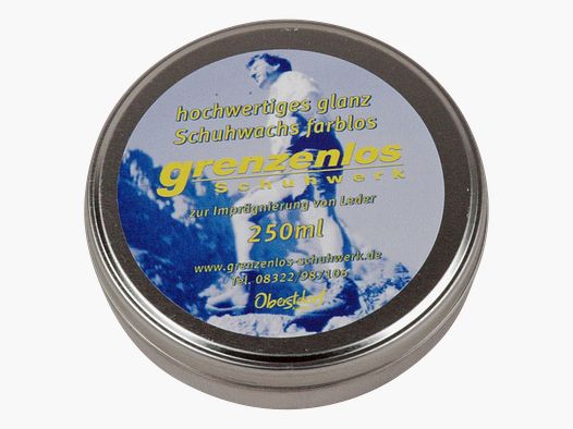 Glanz-Schuhwachs farblos (Dose 250 ml)