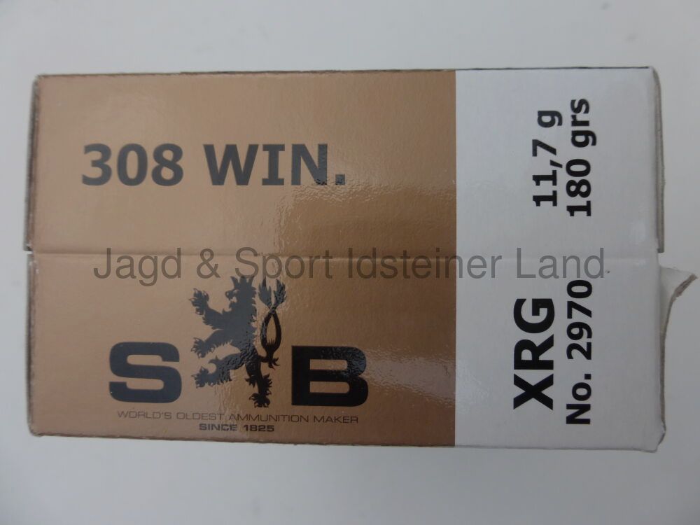 Sellier & Bellot Exergy, XRG, 180grs