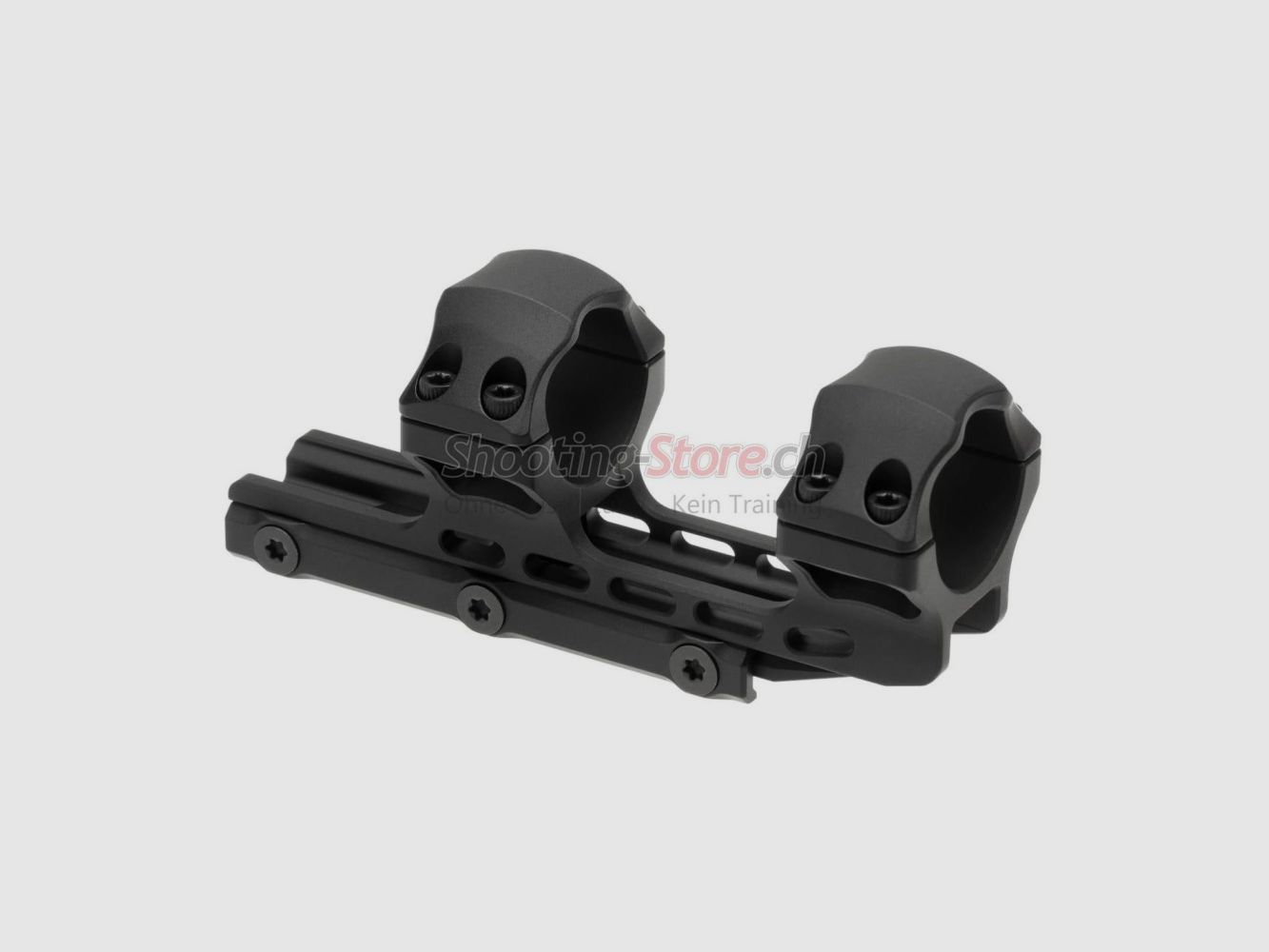 Leapers Accu-Sync 30mm Wysokoprofilowe 34mm Offset Pierścienie Czarne