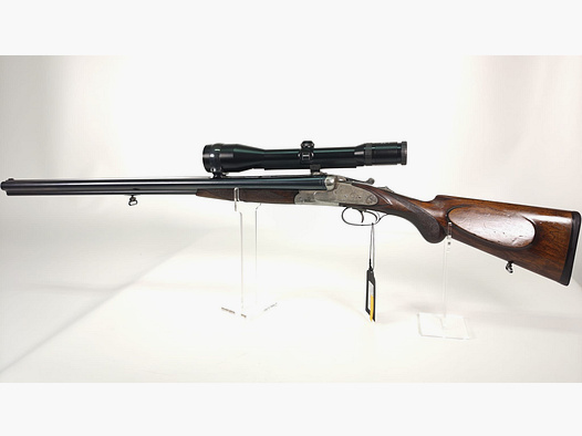 J. P. Sauer & Sohn Modell XXV A drillingside lock 12/70 – 8x57JR avec Zeiss Diavari