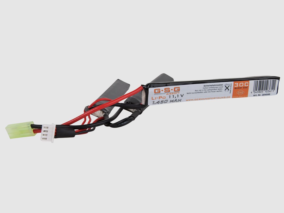 GSG Akku Li-Po 11,1V | 1.450 mAh - Airsoft