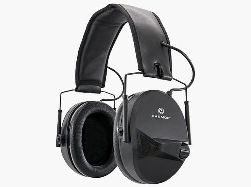 EARMOR Earmor Aktivgehörschutz M30 NRR 24 schwarz