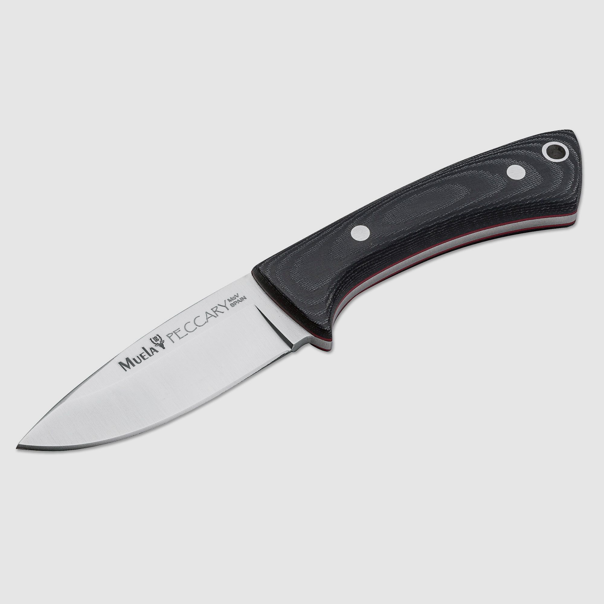 Muela Neckknife Peccary Schwarz