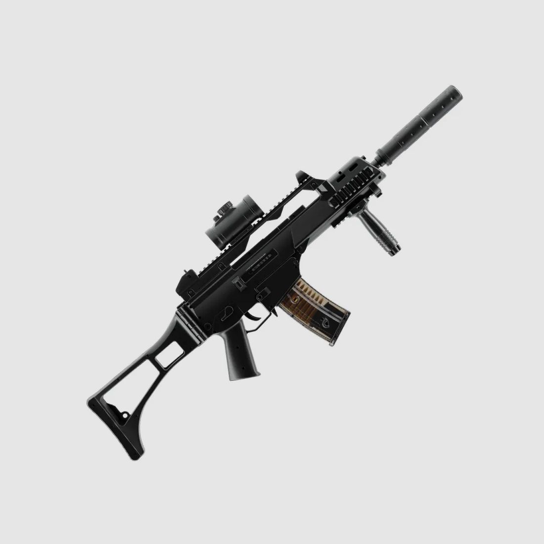 Electric Rifle G36 C BBS 40 Rounds 6mm auto 0.5J + Suppressor, image 1 of 9