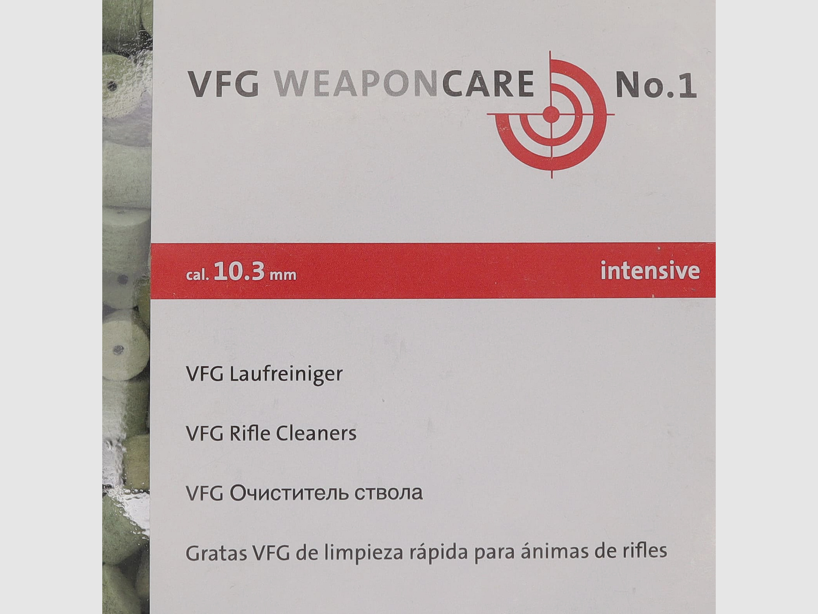 VFG nettoyant de course ''Intensive'' - 10,3mm (500pcs.)