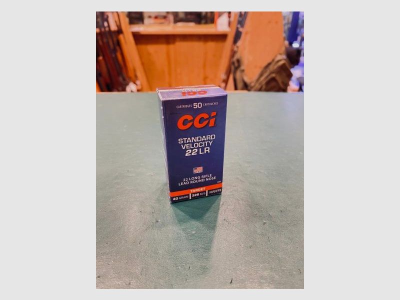 CCI Standard .22lr Prędkość 40grs.