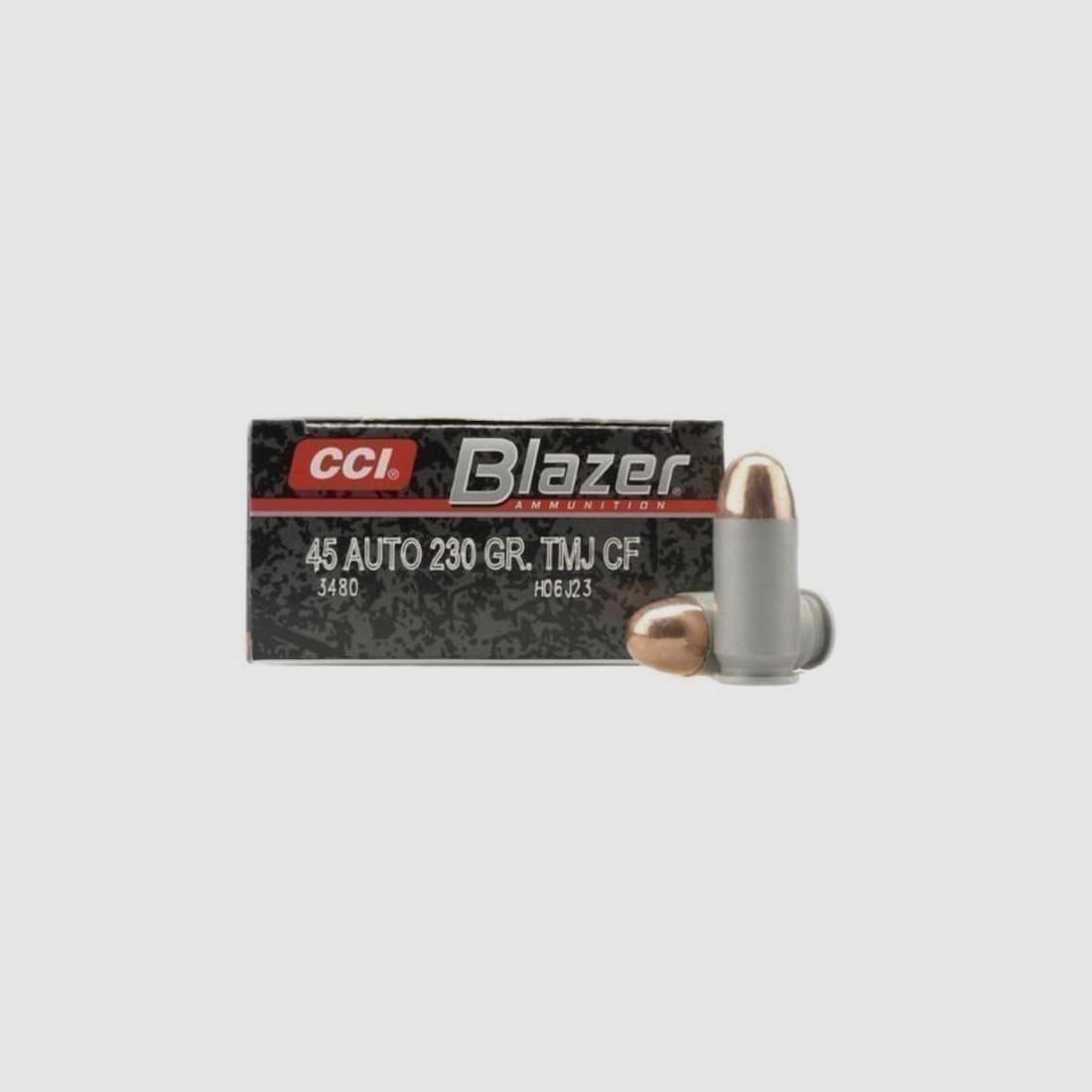 CCI Blazer Clean-Fire .45 ACP 230GR TMJ RN 50 cartridges