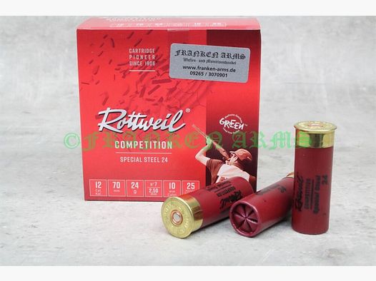 Rottweil Special Steel Trap 24 HV 12/70 2.5mm 25 pieces bulk prices