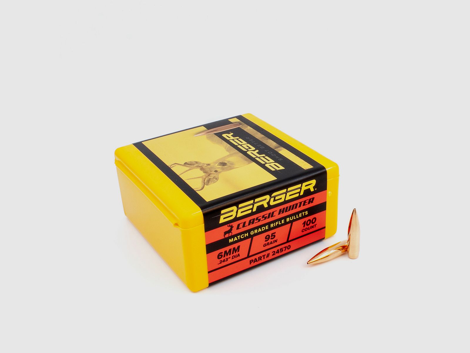 Berger Geschoss 6mm/.243 Classic Hunter 95GR 100 Stück