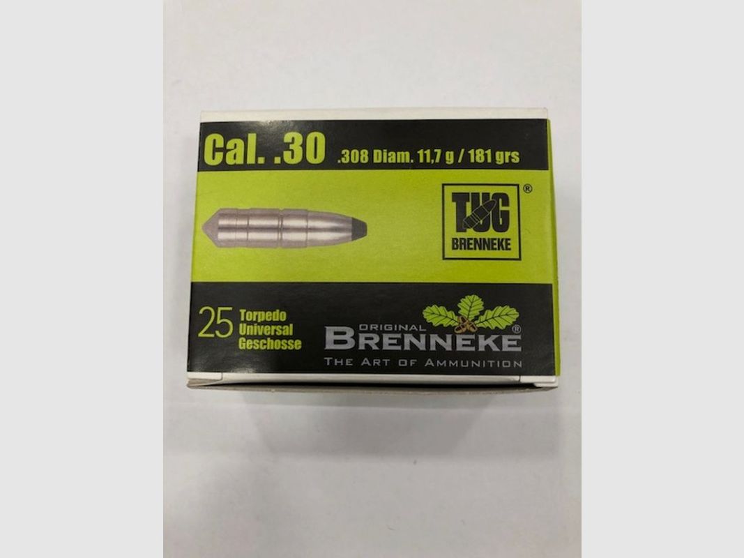 BRENNEKE BALAS TUG 30 MM 181 GR, imagen 3 de 3