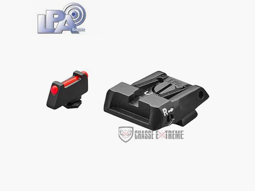 Mirino Nero e Foresight FO LPA per Glock 17 a 23/25 a 32/32,34,35