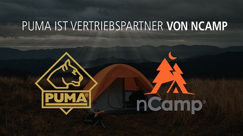 Die PUMA Messermanufaktur Solingen ist exklusiver Vertriebspartner von nCamp