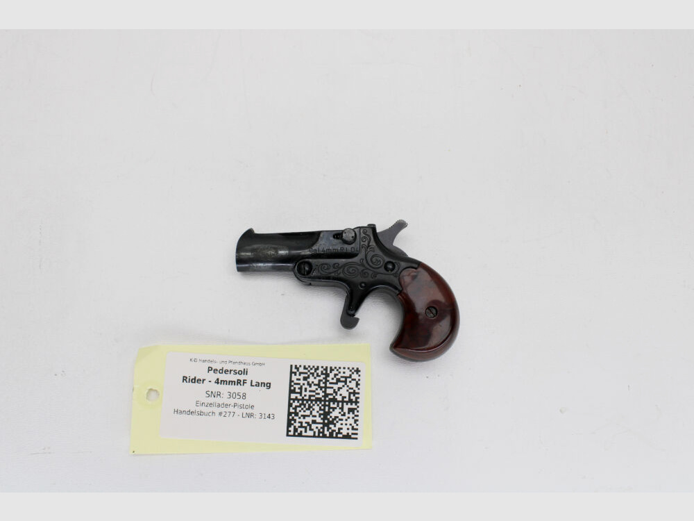 Pistola Derringer Pedersoli Rider Cal. 4mm RF lungo 4mmRF Lungo