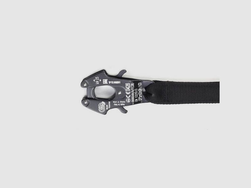 Personal Retention Lanyard with FROG Clip & TANGO Carabiner, black, Bild 3 von 4