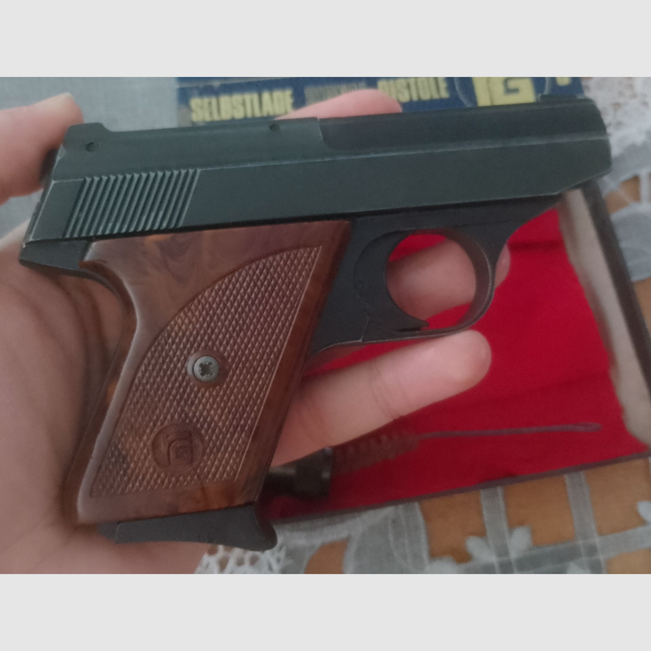 Seltene Röhm RG 8 im Kaliber 8 mm Knall/ PTB 412 mit OVP!