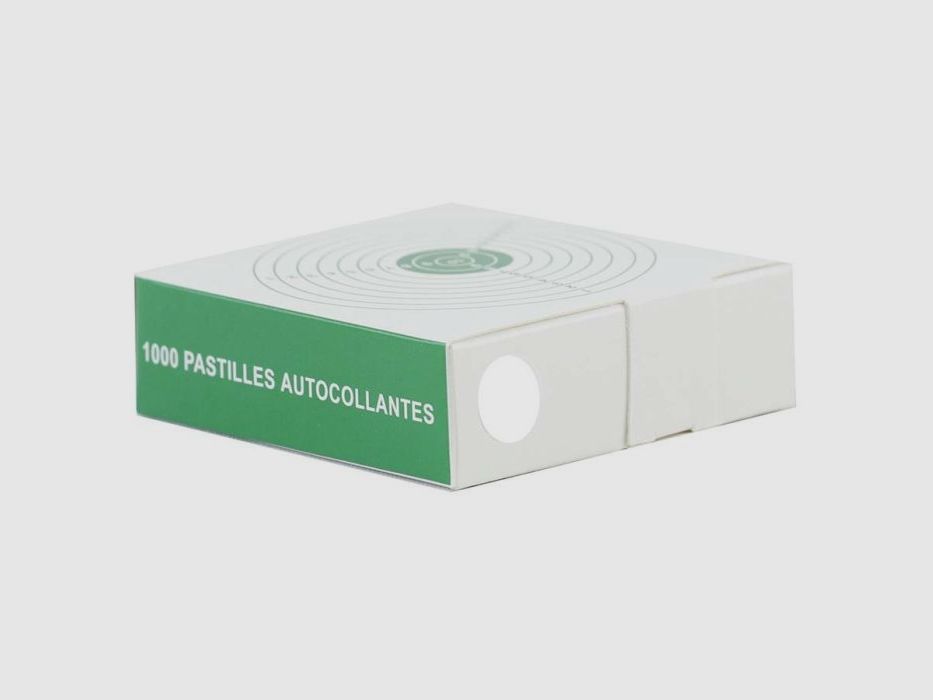 Samoprzylepne kropki 15mm białe x 1000 łatek