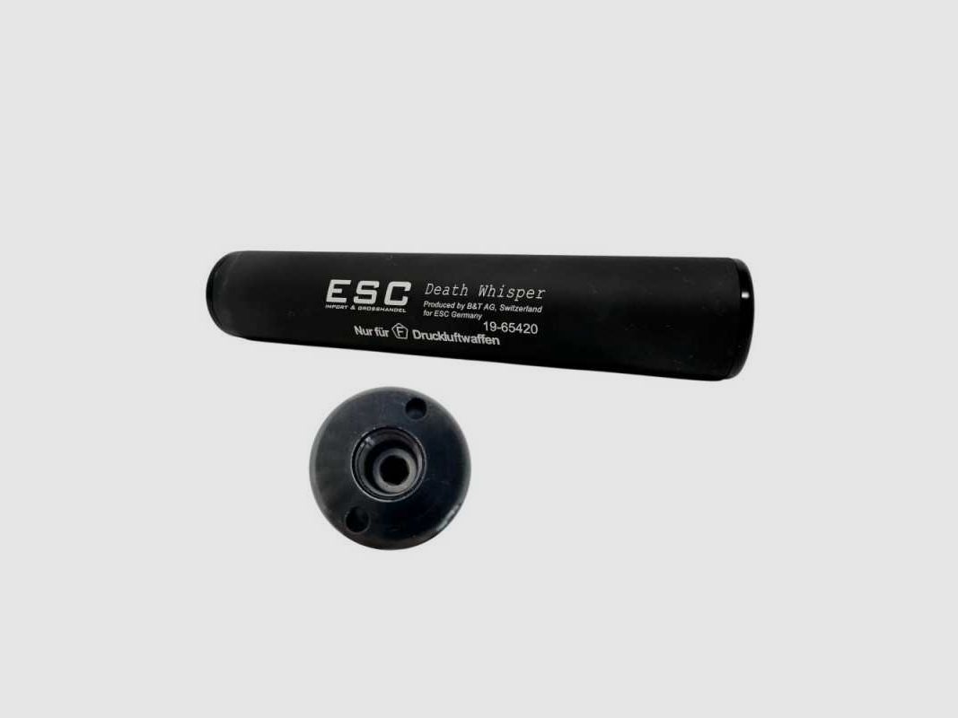 B&T Schalldämpfer DEATH WISPER für F-Druckluftwaffen Kaliber 4,5 mm (.177) bis 5,6 mm (.22)
