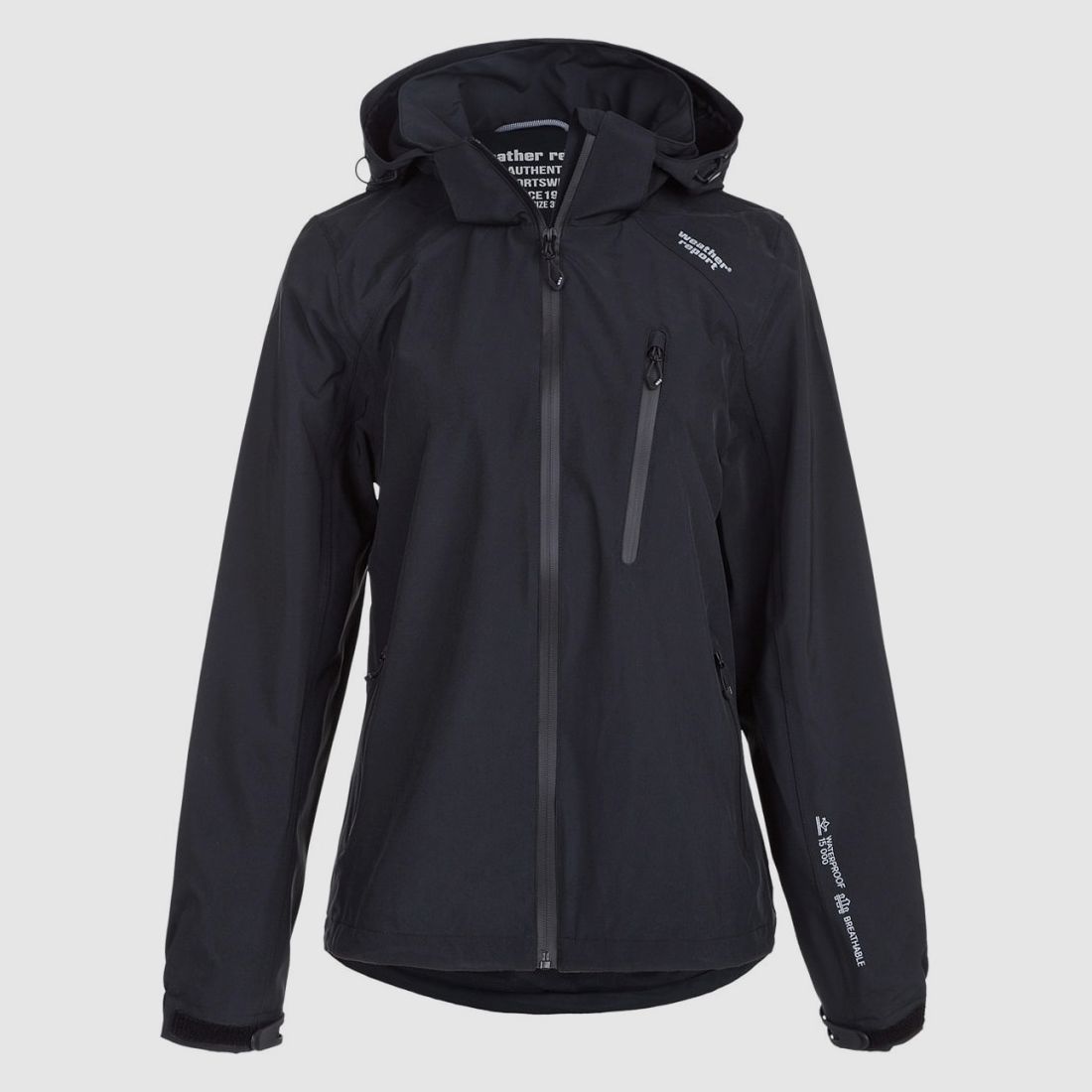 Weather Report Camelia W-Pro Regenjack Dames Zwart - 36