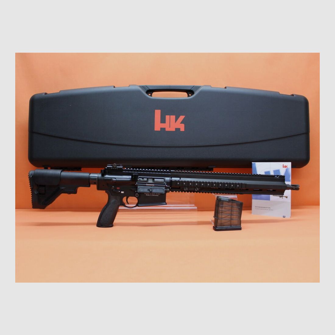 Heckler&Koch Ha.Büchse .308Win Heckler&Koch/H&K MR308 A3 28 16,5" Lauf Schwarz, Gas-Piston-System HK417/G28