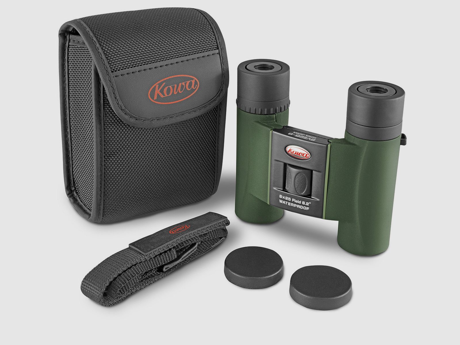 Kowa 8X25 SV II Fernglas mit Zubehör