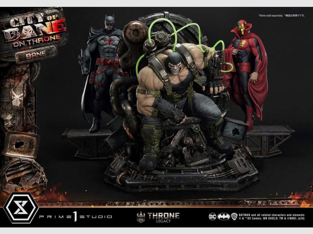 DC Comics Throne Legacy Collection Statue 1/4 Batman Bane on Throne Deluxe Bonus Version 61 cm | 42970