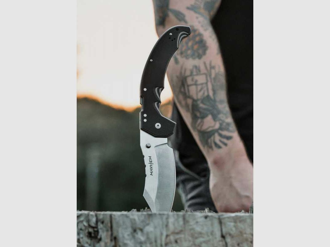 Cold Steel Mayhem Atlas Lock Cleaver XXL Taschenmesser AUS-10A Stahl