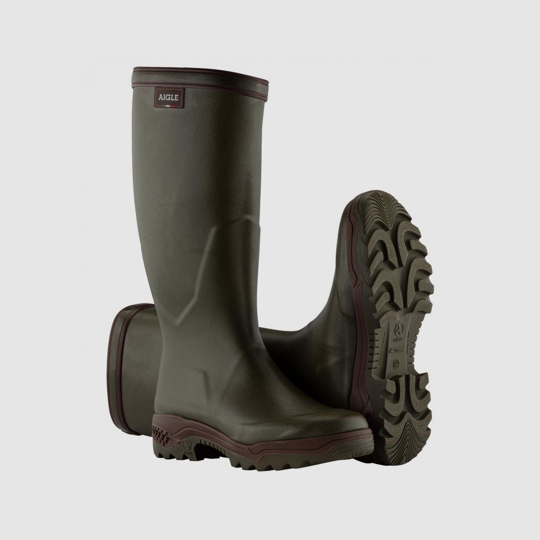 Gummistiefel Parcours 2 khaki - Aigle. Gr. 42