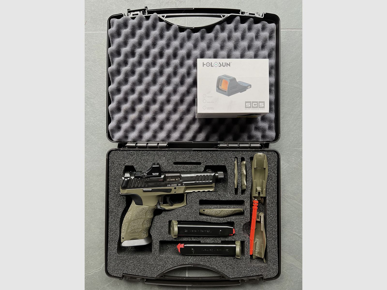 Heckler&Koch SFP9 SF SD OR Natogrün (Set mit SCS-VP9-GR)